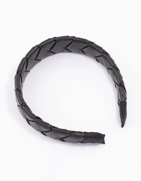 Black Braided Padded Headband Rabatt – Bild 3