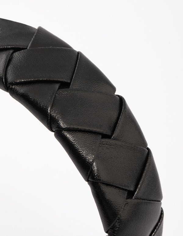 Black Braided Padded Headband Rabatt – Bild 2