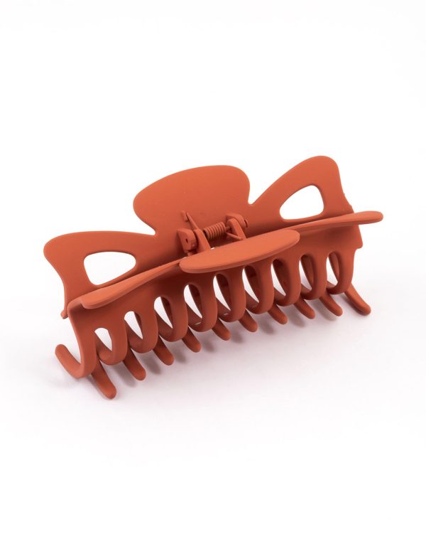 Acrylic Matte Orange Cut Out Claw Clip Zu verkaufen – Bild 2